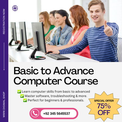 learn basic to Advance Computer Course